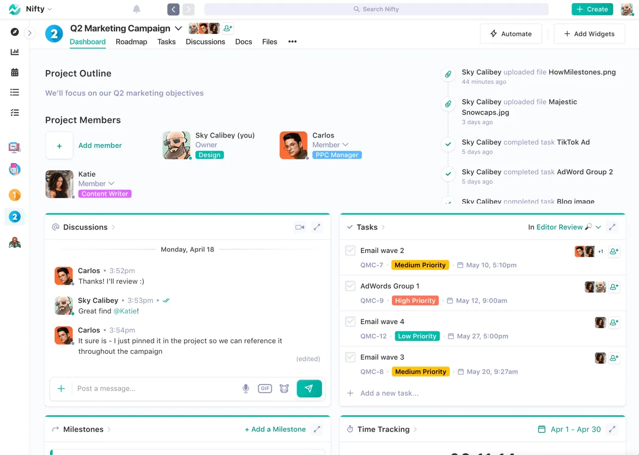 Screenshot illustrating Streamline Action
