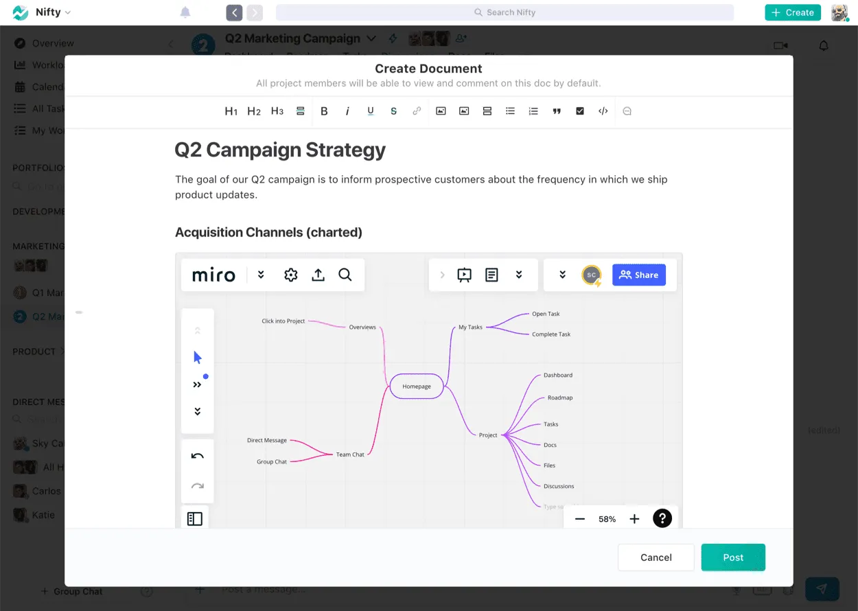 Screenshot illustrating Take Actions